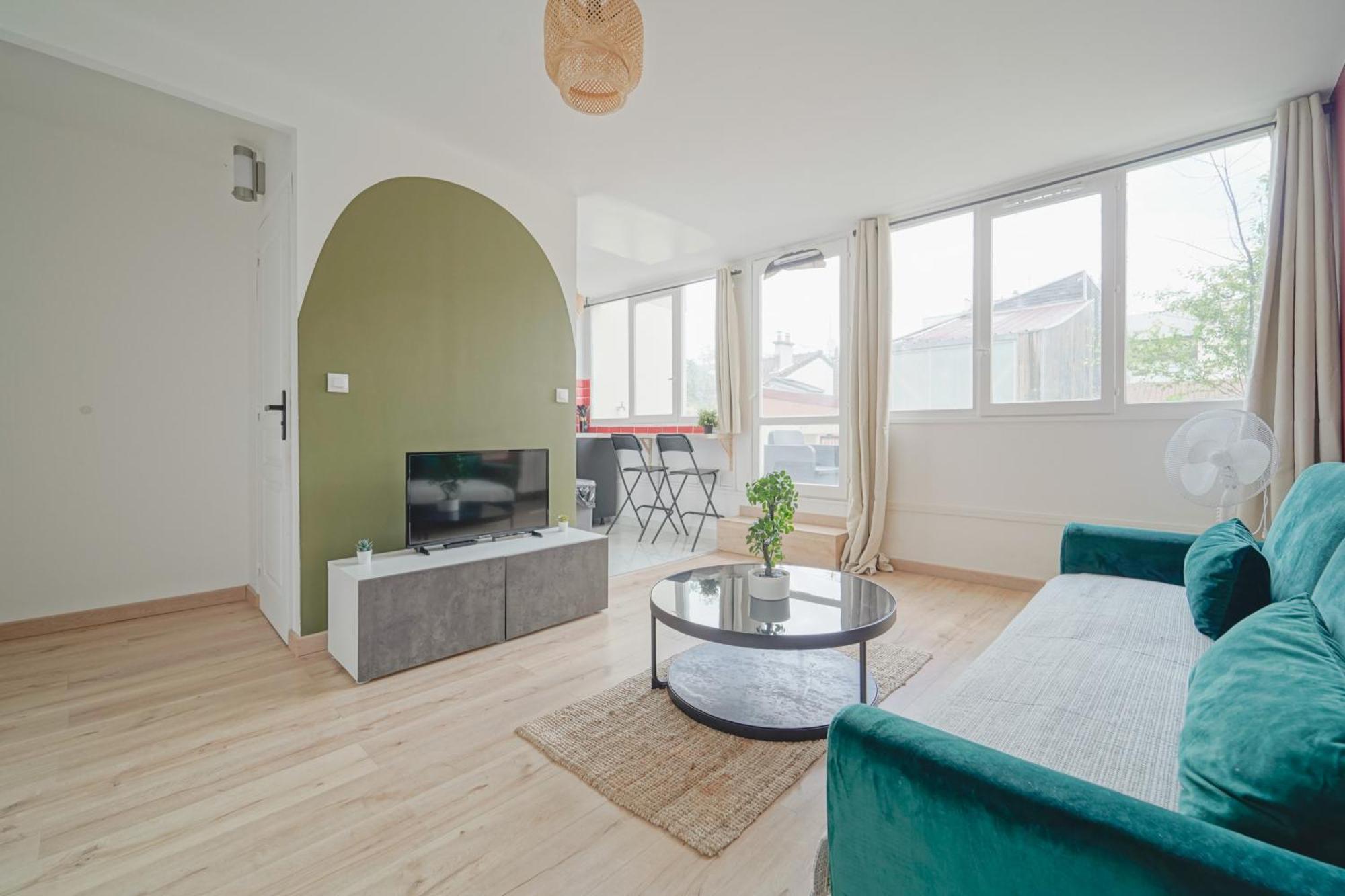 Complete 1Br With Balcony Only 5 Min. On Foot To Metro By Doorman Saint-Ouen (Seine-Saint-Denis) Exterior foto