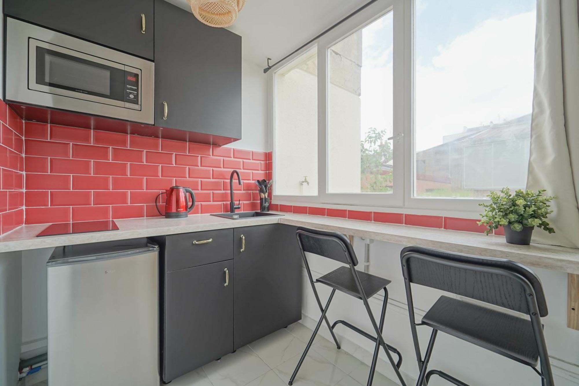 Complete 1Br With Balcony Only 5 Min. On Foot To Metro By Doorman Saint-Ouen (Seine-Saint-Denis) Exterior foto