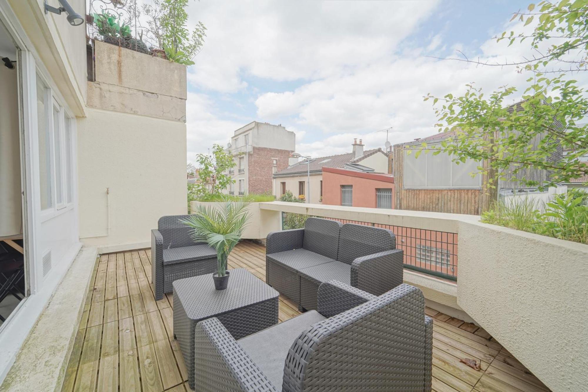 Complete 1Br With Balcony Only 5 Min. On Foot To Metro By Doorman Saint-Ouen (Seine-Saint-Denis) Exterior foto